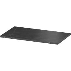 Cersanit Larga Arbeitsplatte 80x45 cm schwarz S932-058