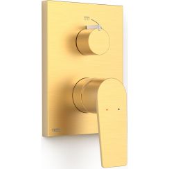 Tres Project badewannen- und duscharmatur Unterputz gold 21128101OM
