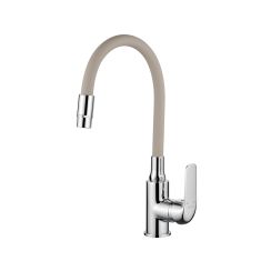 Kuchinox Elza küchenarmatur stehend chrom-beige BKE462D