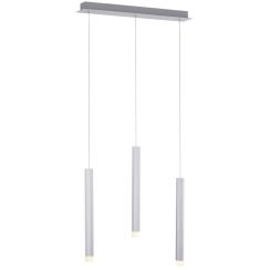 Just Light Bruno Pendelleuchte 3x4.8 W weiß-aluminium 15203-95