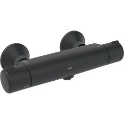 Oras Nova Duschbatterie Wandmontage mit Thermostat schwarz 7460-33