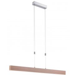 Just Light Amanda Intelligente Hängelampe 1x30 W holz-nickel 11420-78