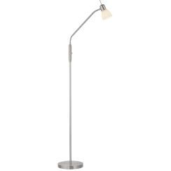 Just Light Karo Stehlampe 1x40 W weiß-stahl 11956-55