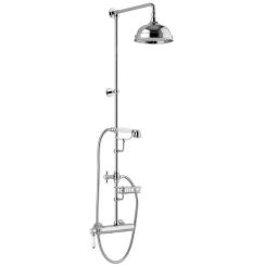 Sapho Vienna Duschset Wandmontage mit Regenbrause chrom VO139
