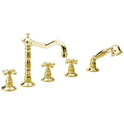Sapho Antea badewannen- und duscharmatur awannenmontiert gold 3885
