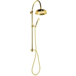 Sapho Antea Duschset Wandmontage mit Regenbrause gold SET035