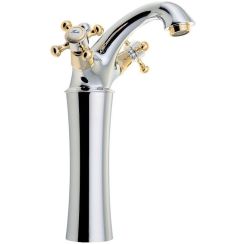 Sapho Antea waschbeckenhahn stehend chrom-gold 3172L