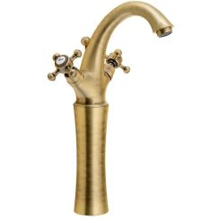Sapho Antea waschbeckenhahn stehend antikes messing/bronze 3276L