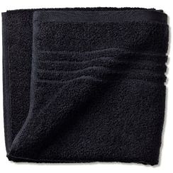Kela Leonora Handtuch 100x50 cm Baumwolle schwarz 23426