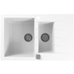 Alveus Cadit granitspüle 79x50 cm weiß 1131357