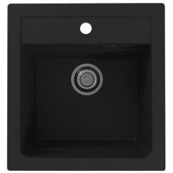 Alveus Atrox granitspüle 50x47 cm schwarz 1131990