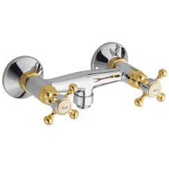 Sapho Antea duschbatterie Wand chrom-gold 3862