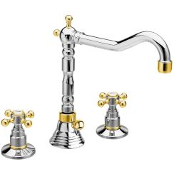 Sapho Antea waschbeckenhahn stehend chrom-gold 3222