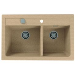 Alveus Atrox granitspüle 79x50 cm beige 1132000