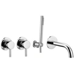 Paffoni Light badewannen- und duscharmatur Unterputz chrom SK010CR70ZWW