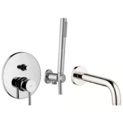 Paffoni Stick badewannen- und duscharmatur Unterputz chrom SK015ZWW