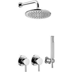 Paffoni Stick Duschset Unterputz mit Regenbrause chrom SK010CR70ZSC3A