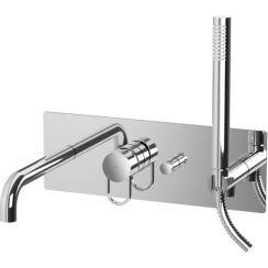 Paffoni Joker badewannen- und duscharmatur Unterputz chrom JK001CR