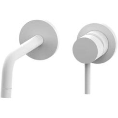 Paffoni Light Waschtischarmatur Unterputz weiß LIG006BO70