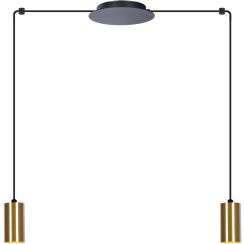 Kaja Vigo Pendelleuchte 2x50 W schwarz-patina K-4891