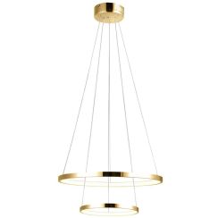 Candellux Lune Pendelleuchte 2x40 W gold 32-76281