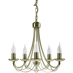 Candellux Muza Pendelleuchte 5x40 W patina 35-69170