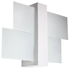 Sollux Lighting Feniks Leuchter 1x60 W weiß-holz SL.0079