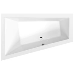Polysan Triangl Eckbadewanne 180x120 cm linksseitig weiß 19611
