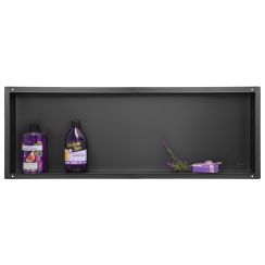 Balneo Wall-Box No Rim Black Nischenregal 90 cm schwarz OB-BL5-NR
