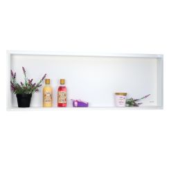 Balneo Wall-Box No Rim White Nischenregal 90 cm weiß OB-WH6-NR