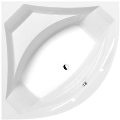 Polysan Rosana Eckbadewanne 150x150 cm linksseitig weiß 63119