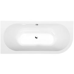 Polysan Viva Eckbadewanne 170x75 cm linksseitig weiß 70119M