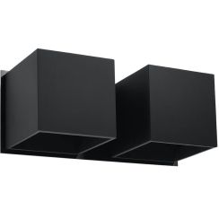 Sollux Lighting Quad 2 Leuchter 2x40 W schwarz SL.0657