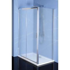 Polysan Easy Line Duschwand 70 cm chrom Glanz/Mattglas EL3138