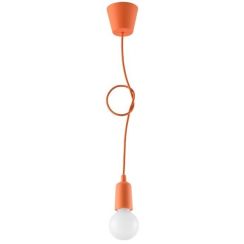 Sollux Lighting Diego Pendelleuchte 1x60 W orange SL.0584