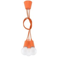 Sollux Lighting Diego Pendelleuchte 3x60 W orange SL.0585