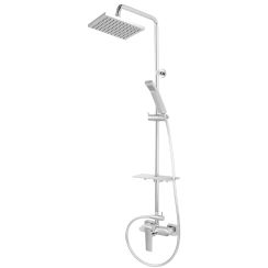 FDesign Pinea Duschset Wandmontage mit Regenbrause chrom FD1-PNA-7USET-11