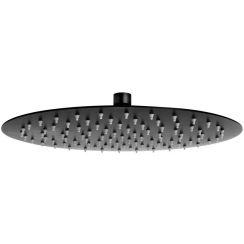 FDesign Inula Kopfbrause 30x30 cm rund schwarz FD8-500-22
