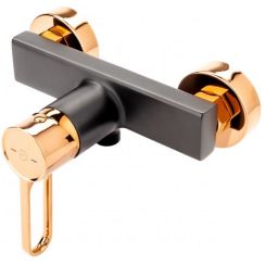 FDesign Zaffiro duschbatterie Wand schwarz FD1-ZFR-7-25