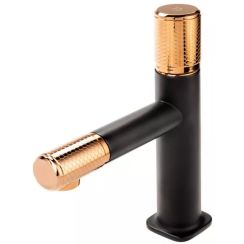 FDesign Ardesia waschbeckenhahn stehend schwarz-gold FD1-ARD-2-25