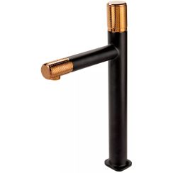 FDesign Ardesia waschbeckenhahn stehend schwarz-gold FD1-ARD-2L-25