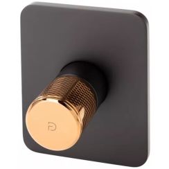 FDesign Ardesia duschbatterie Unterputz schwarz-gold FD1-ARD-7PA-25