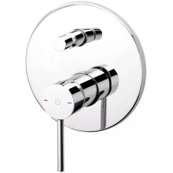FDesign Flusso badewannen- und duscharmatur Unterputz chrom FD1-FLS-7P-11