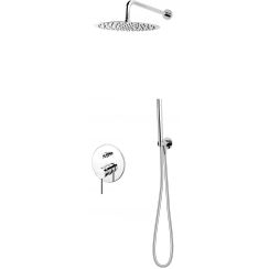 FDesign Flusso Duschset Unterputz mit Regenbrause chrom FD1-FLS-7PSET1-11