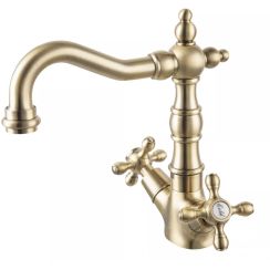 FDesign Lacrima küchenarmatur stehend braun FD1-LRA-4-66