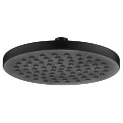 Aqualine Kopfbrause 20x20 cm rund schwarz SC120