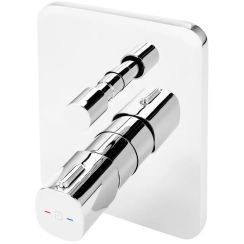 FDesign Meandro badewannen- und duscharmatur Unterputz chrom FD1-MDR-7P-11