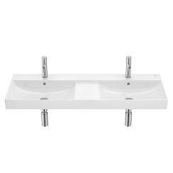 Roca Ona waschbecken 120x46 cm rechteckig doppelt weiß A32768B000