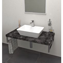 Sapho Avice Arbeitsplatte 110x49.5 cm graphit AV119