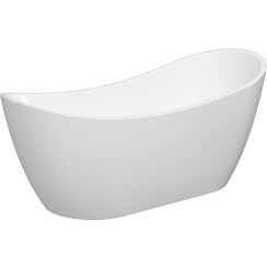 Cersanit Zen Freistehende Badewanne 182x71 cm oval weiß S301-331